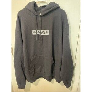"Hoody SZN" embroidered black pullover hoodie sweatshirt champion brand XXL men